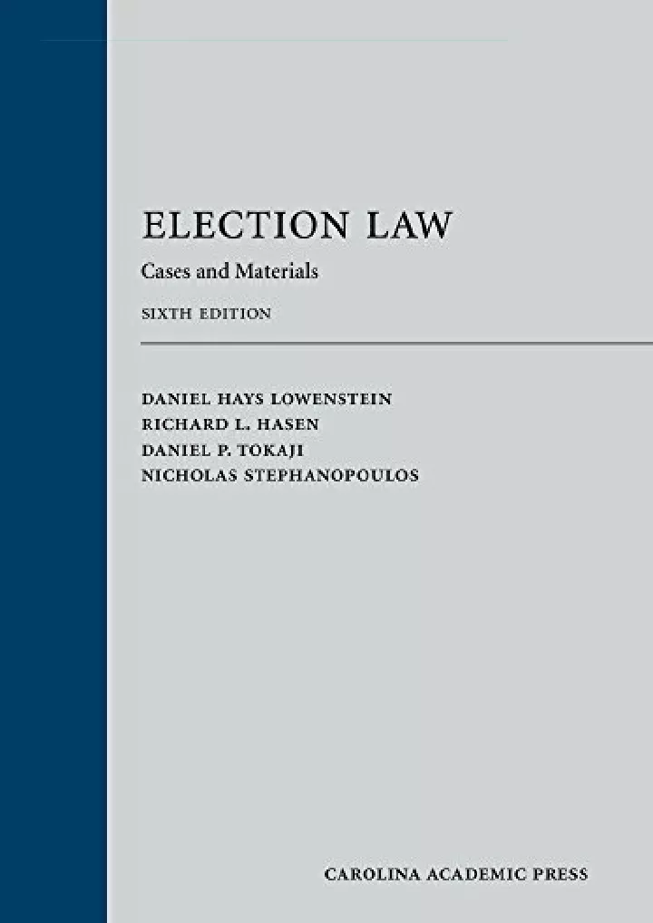 election law cases and materials download