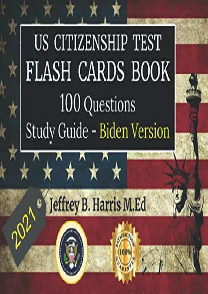 u s citizenship test flash cards book 2021