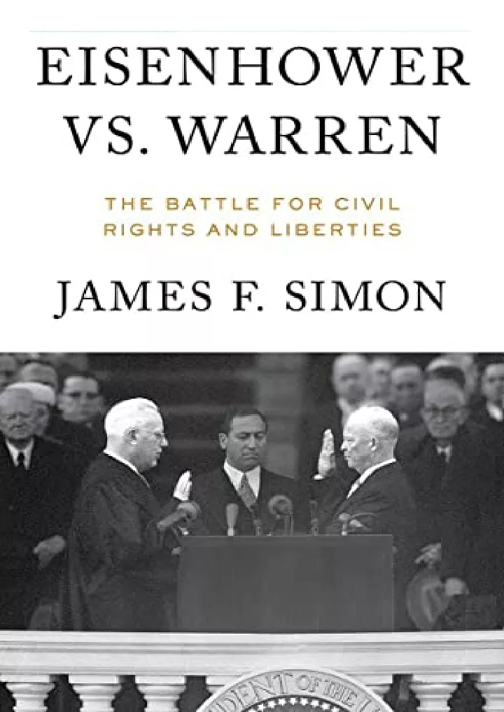 eisenhower vs warren the battle for civil rights