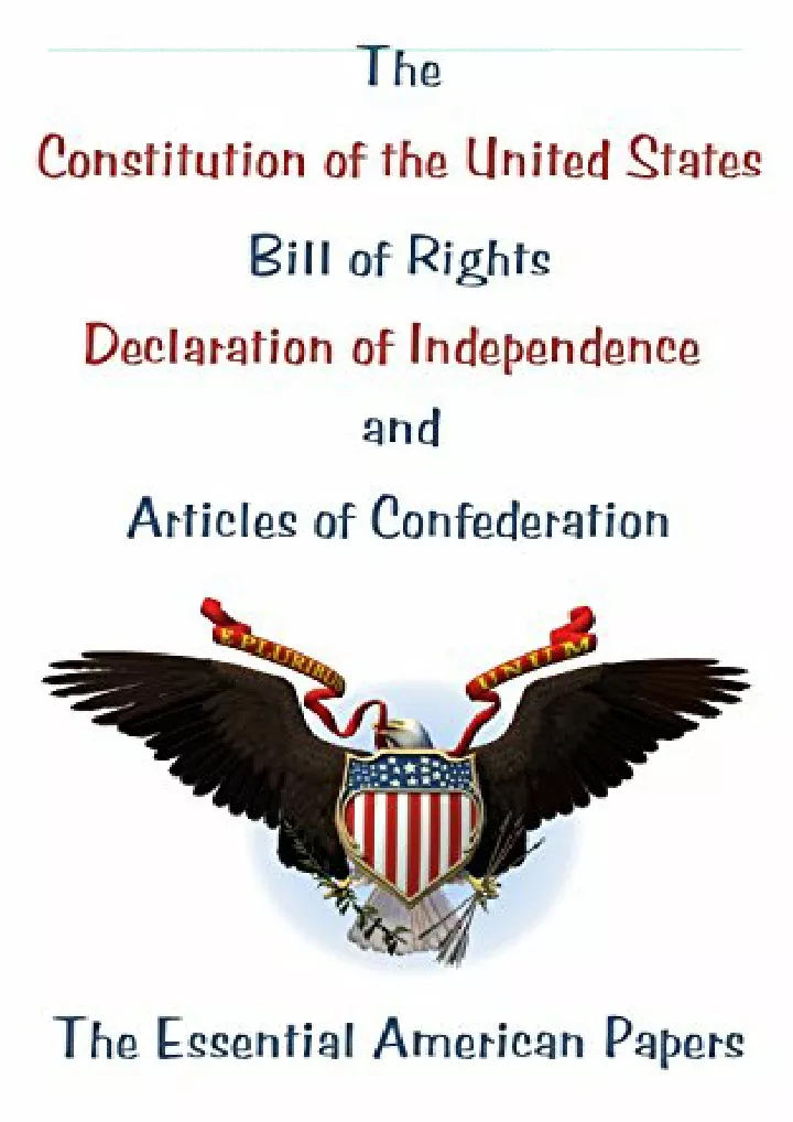 the constitution of the united states bill