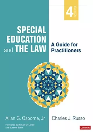 PDF/READ Special Education and the Law: A Guide for Practitioners bestseller