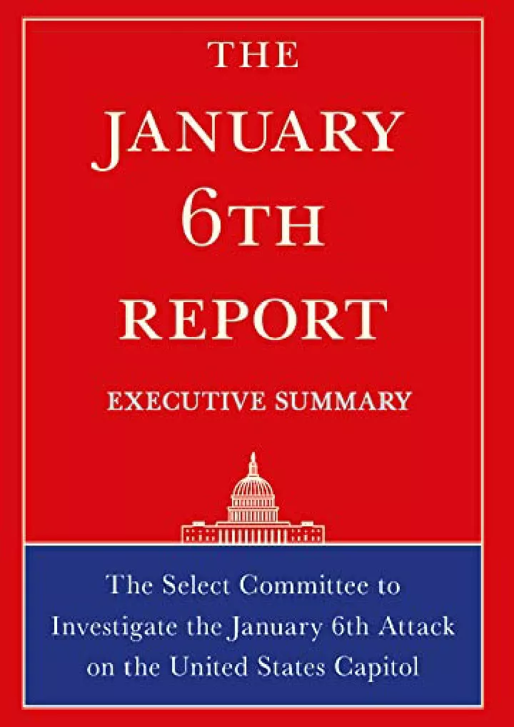 the january 6th report executive summary download
