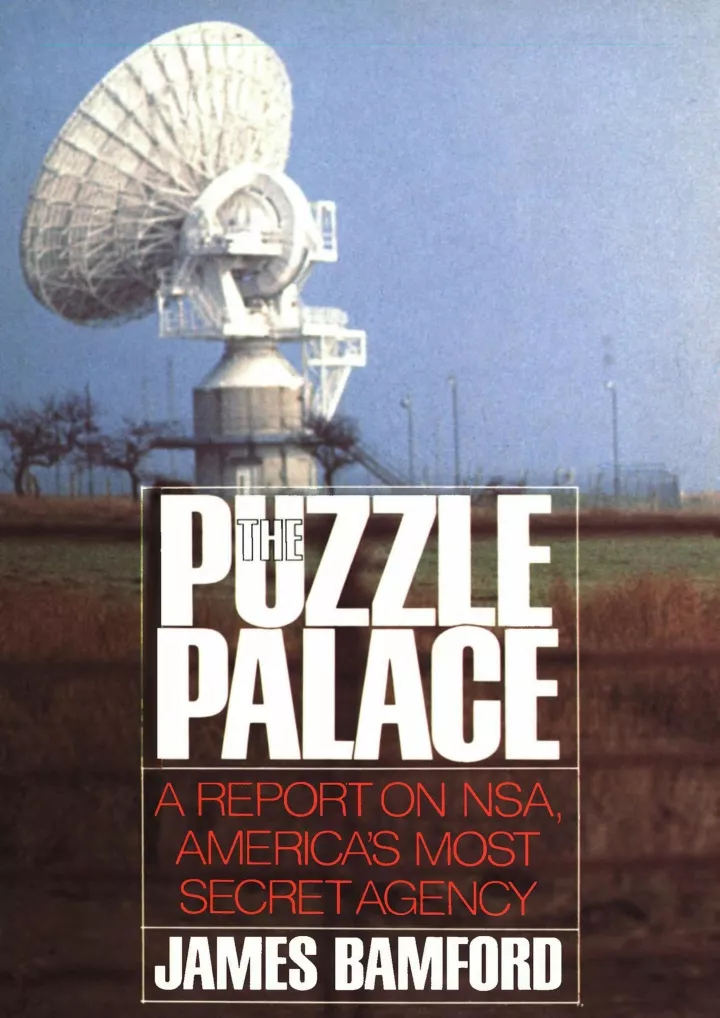 the puzzle palace a report on nsa america s most