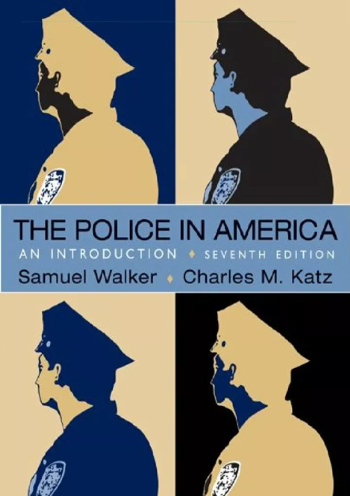 the police in america an introduction download