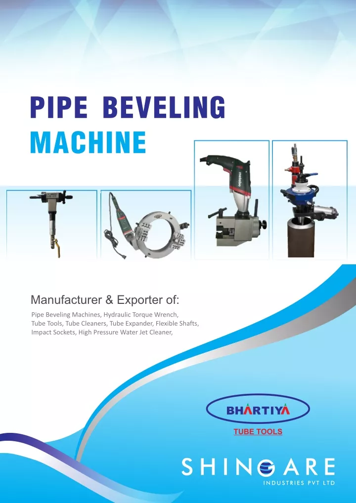 pipe beveling machine