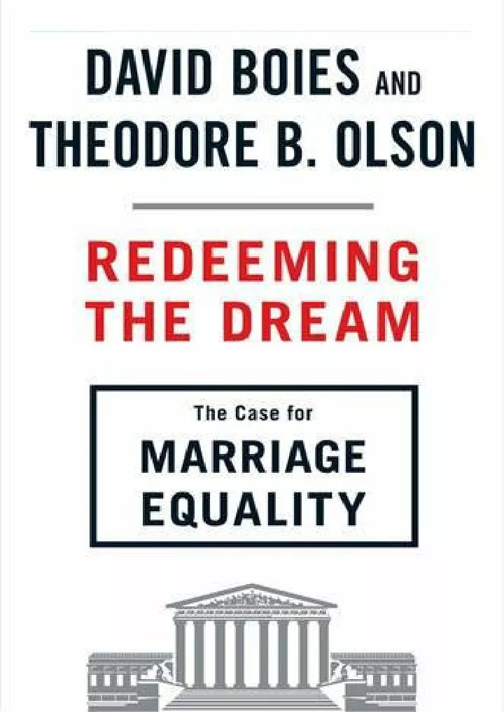 redeeming the dream the case for marriage