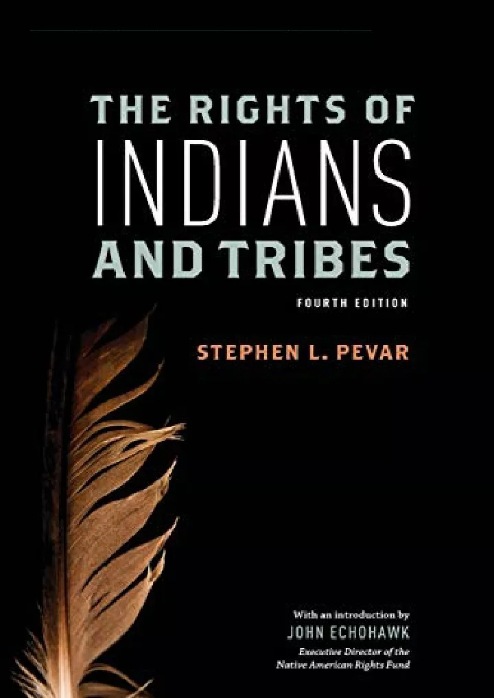 the rights of indians and tribes download