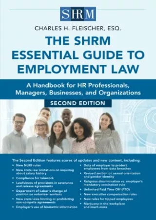PDF BOOK DOWNLOAD The SHRM Essential Guide to Employment Law, Second Edition: A