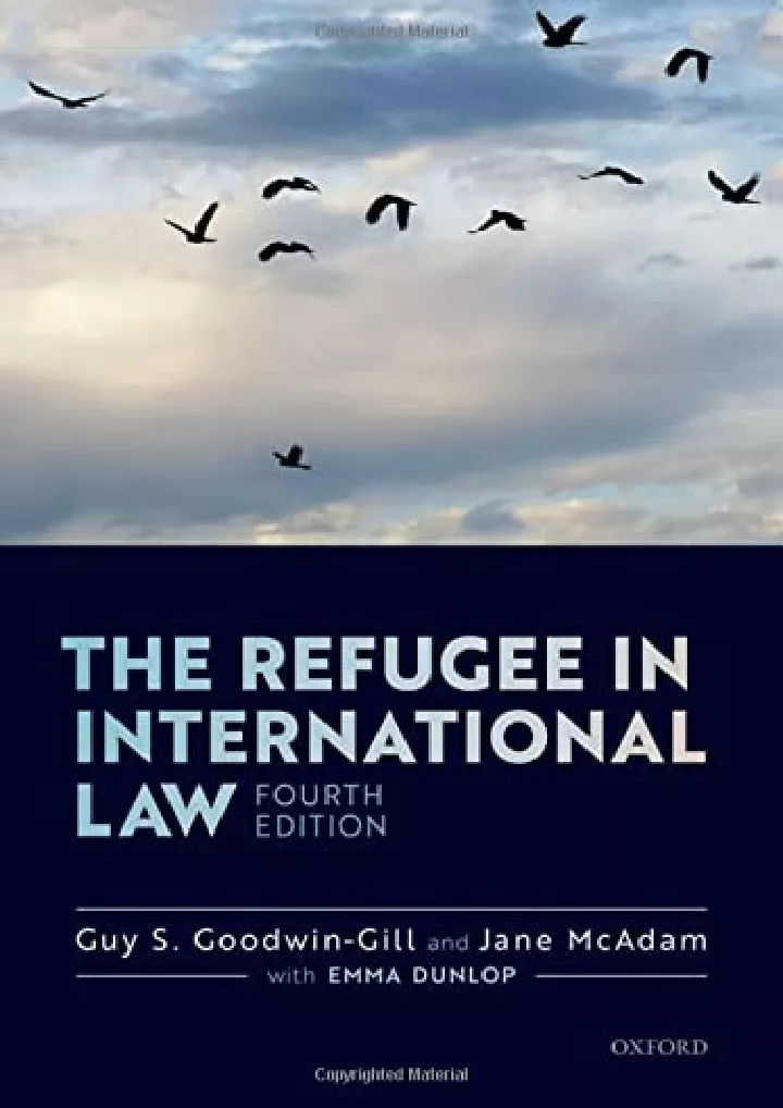 the refugee in international law download