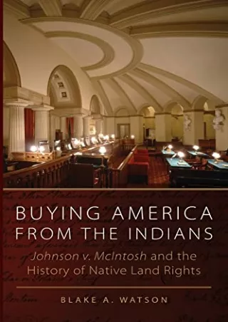 READ [PDF] Buying American from the Indians epub