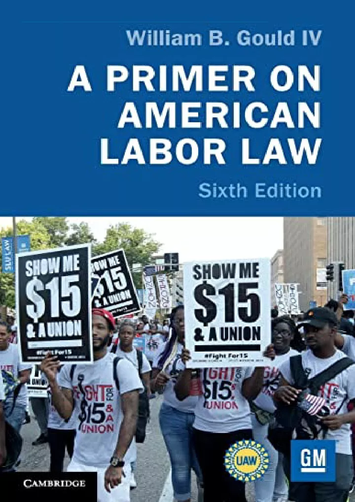 a primer on american labor law download pdf read