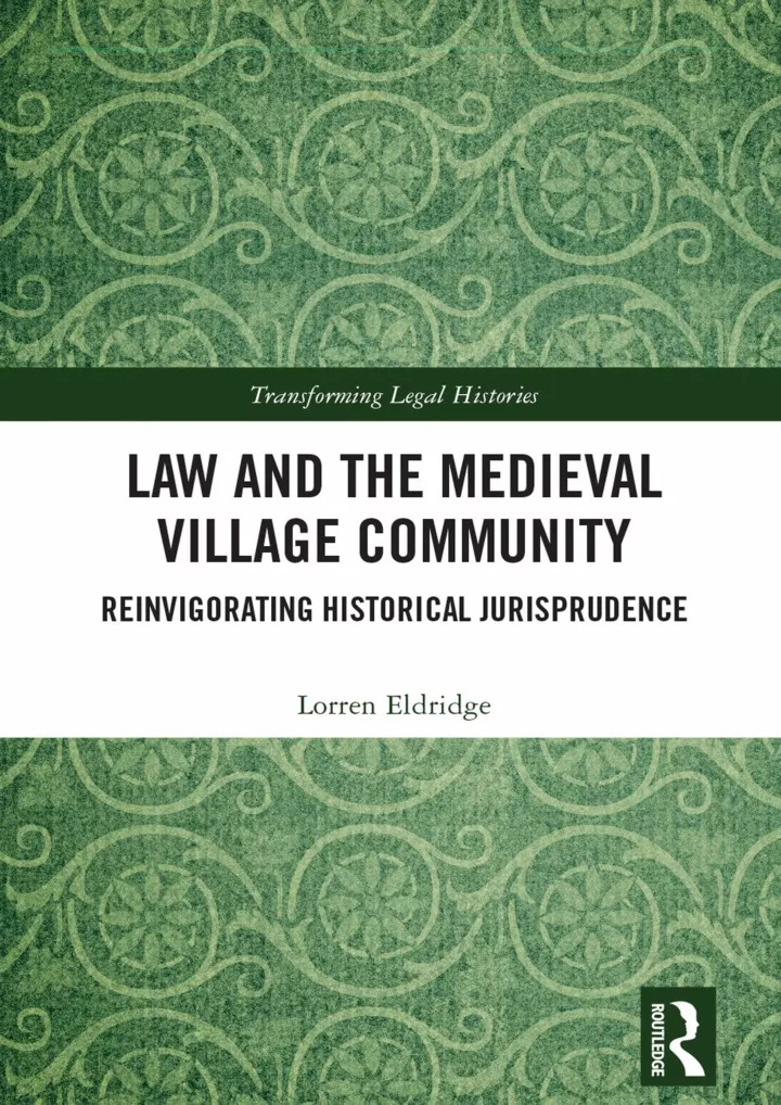 law and the medieval village community