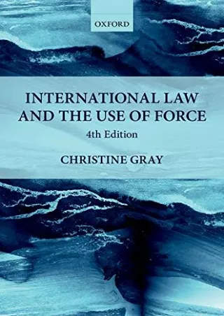 READ [PDF] International Law and the Use of Force (Foundations of Public Interna