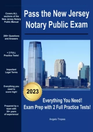 [PDF] READ] Free Pass the New Jersey Notary Public Exam: Everything You Need - E