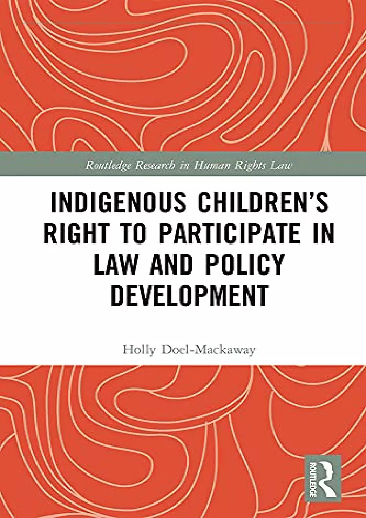 indigenous children s right to participate