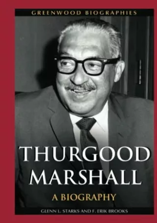 EPUB DOWNLOAD Thurgood Marshall: A Biography (Greenwood Biographies) ebooks