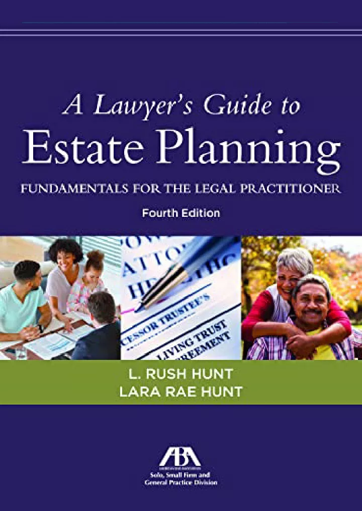 a lawyer s guide to estate planning fundamentals