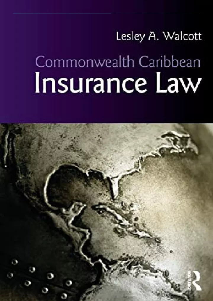 commonwealth caribbean insurance law commonwealth
