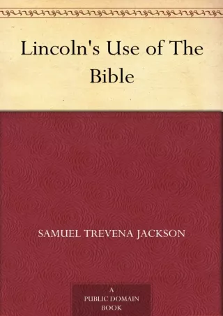 READ [PDF] Lincoln's Use of The Bible android