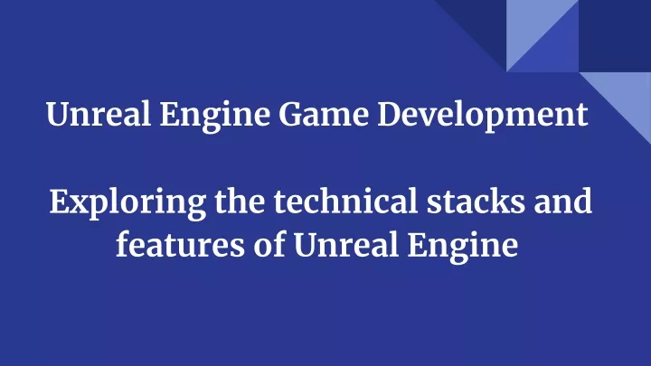 unreal engine game development