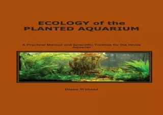 Download Book [PDF] Ecology of the Planted Aquarium