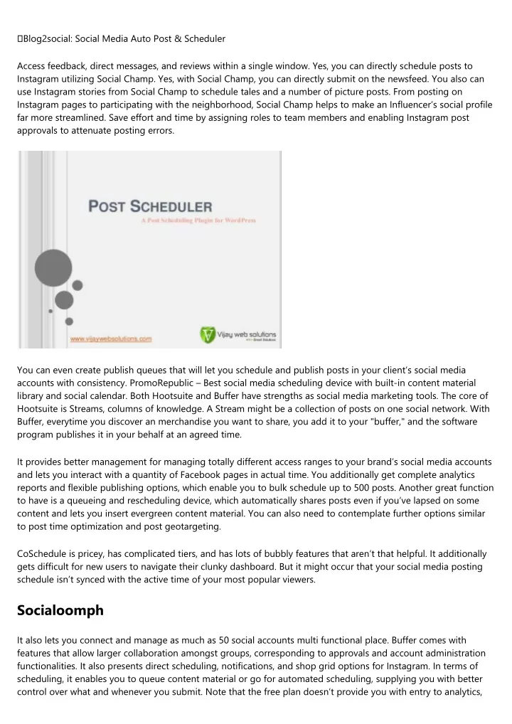 blog2social social media auto post scheduler