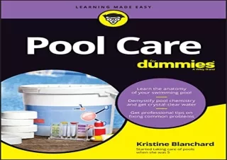 Download Book [PDF] Pool Care For Dummies