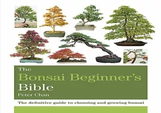 Read ebook [PDF] The Bonsai Beginner's Bible