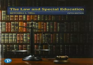 (PDF) The Law and Special Education with Enhanced Pearson eText -- Access Card P