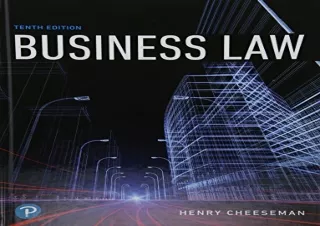 Download Business Law Plus MyLab Business Law with Pearson eText -- Access Card