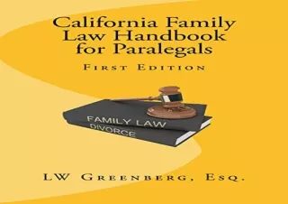 [PDF] California Family Law Handbook for Paralegals Ipad