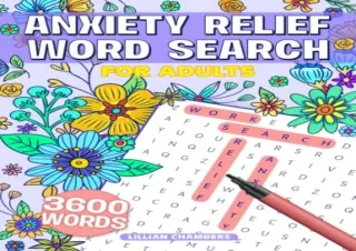 [READ DOWNLOAD] Anxiety Relief Word Search For Adults: Inspirational Puzzles Boo
