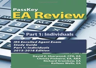 (PDF) PassKey EA Review Part 1:: Individuals, IRS Enrolled Agent Exam Study Guid