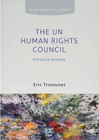 Read online  The UN Human Rights Council: A Practical Anatomy (Elgar Practical Guides)