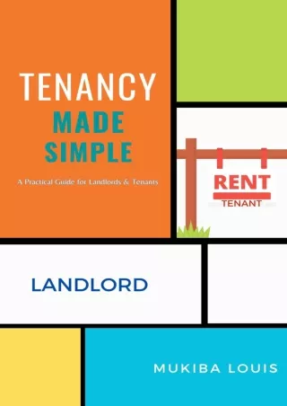 [Ebook] Tenancy Made Simple : A Practical Guide for Landlords & Tenants