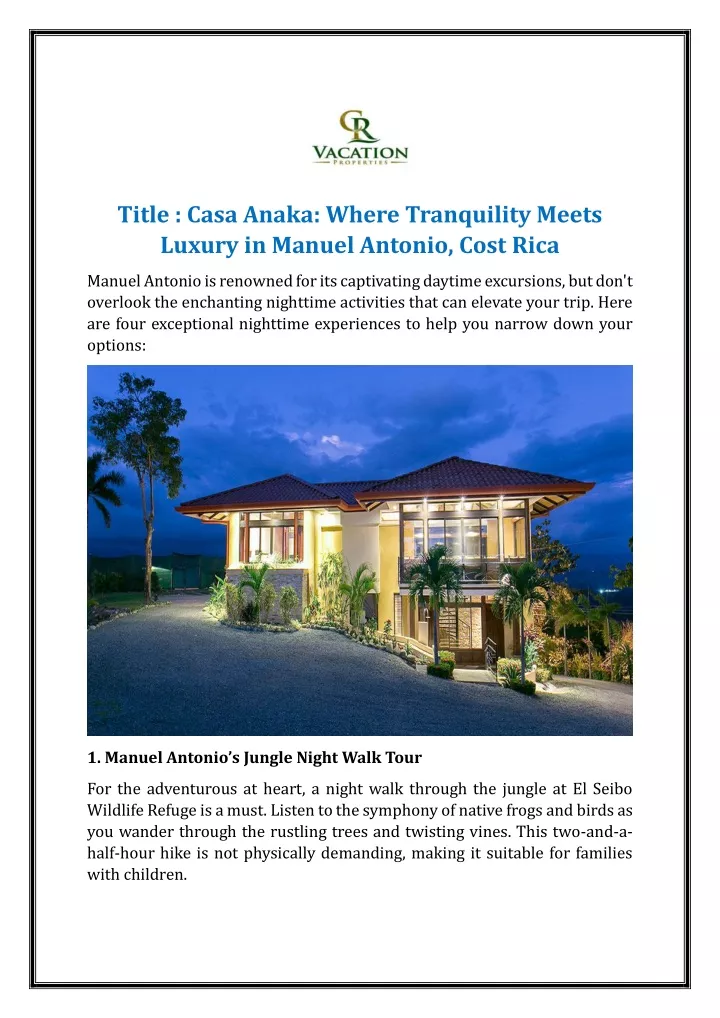 title casa anaka where tranquility meets luxury