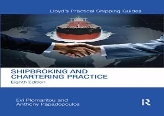 (PDF) Shipbroking and Chartering Practice (Lloyd's Practical Shipping Guides) Ki