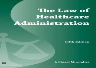PDF The Law of Healthcare Administration Android