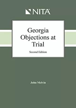 Read PDF  Georgia Objections at Trial (Nita)