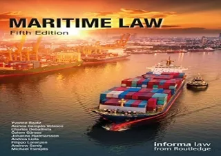 [PDF] Maritime Law (Maritime and Transport Law Library) Free