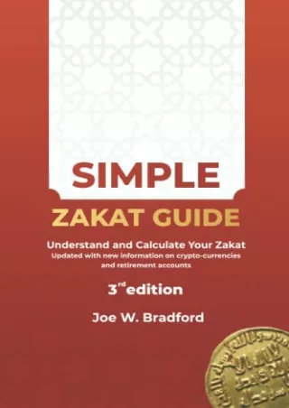 Read Ebook Pdf Simple Zakat Guide: Understand and Calculate Your Zakat