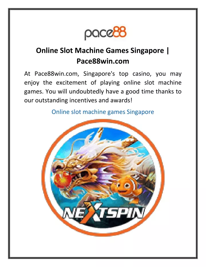 online slot machine games singapore pace88win com