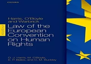 [PDF] Harris, O'Boyle, and Warbrick Law of the European Convention on Human Righ