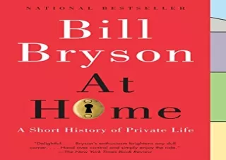 $PDF$/READ/DOWNLOAD At Home: A Short History of Private Life