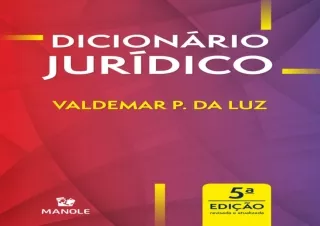 [PDF] Dicionário jurídico (Portuguese Edition) Kindle