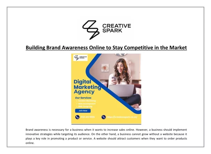 building brand awareness online to stay