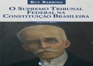 Download O Supremo Tribunal Federal na Constituição Brasileira (Portuguese Editi