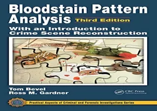[PDF] Bloodstain Pattern Analysis with an Introduction to Crime Scene Reconstruc