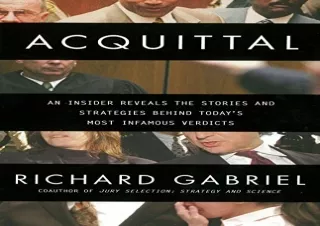 (PDF) Acquittal: An Insider Reveals the Stories and Strategies Behind Today's Mo