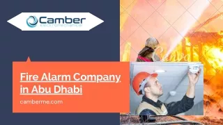 Fire Alarm Company in Abu Dhabi